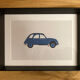 Deco design frame - Citroën 2CV