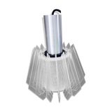 Plexiglas and stainless steel hanging lamp