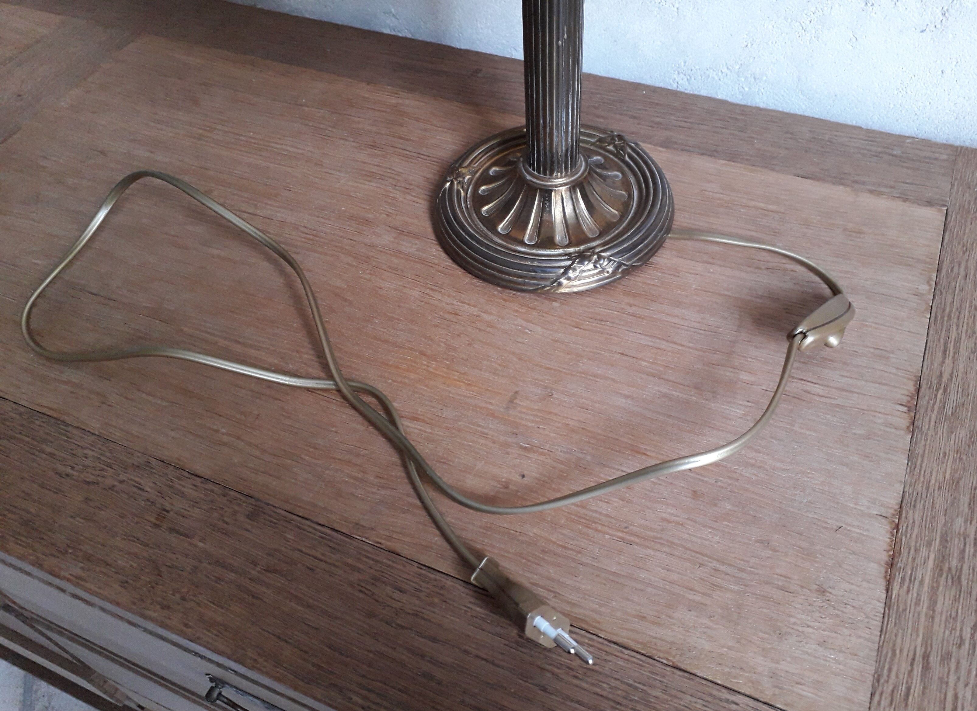 Old brass lamp