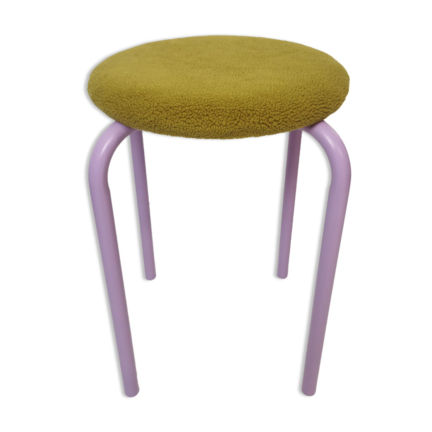 Contemporary lilac stool