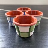 Lot de 4 cache pots pour succulentes