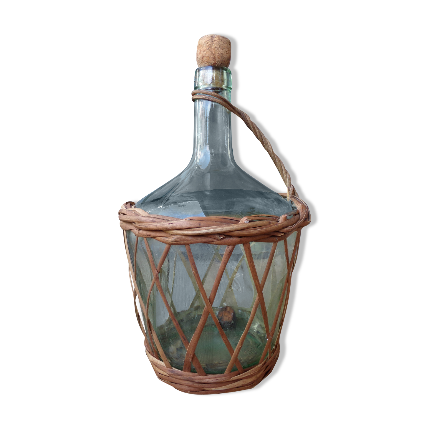 Mulched cylinder of 2 liters