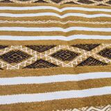 Handmade bed-down carpet made of pure wool  - 72x128cm