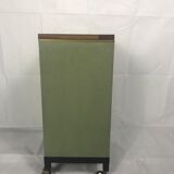 Metal filing cabinet with drawers