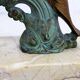 Bookends "birds" in regulation and marble 60s