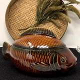 Vintage fish soup Sarreguemines