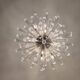 Venetian chandelier "Sputnik" adorned with Murano glass drops, around 1990.