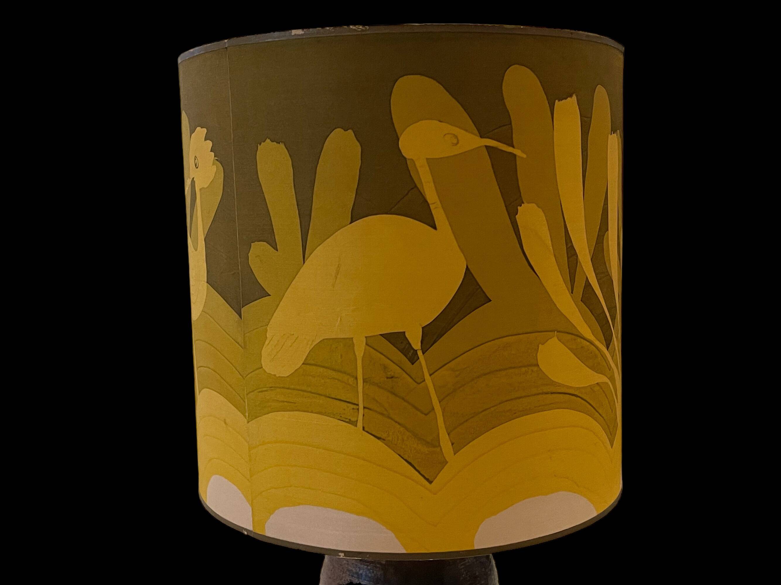 Artist Lamp by Alain Blanchard, 20th Century Ceramicist