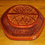 Lacquered bamboo box