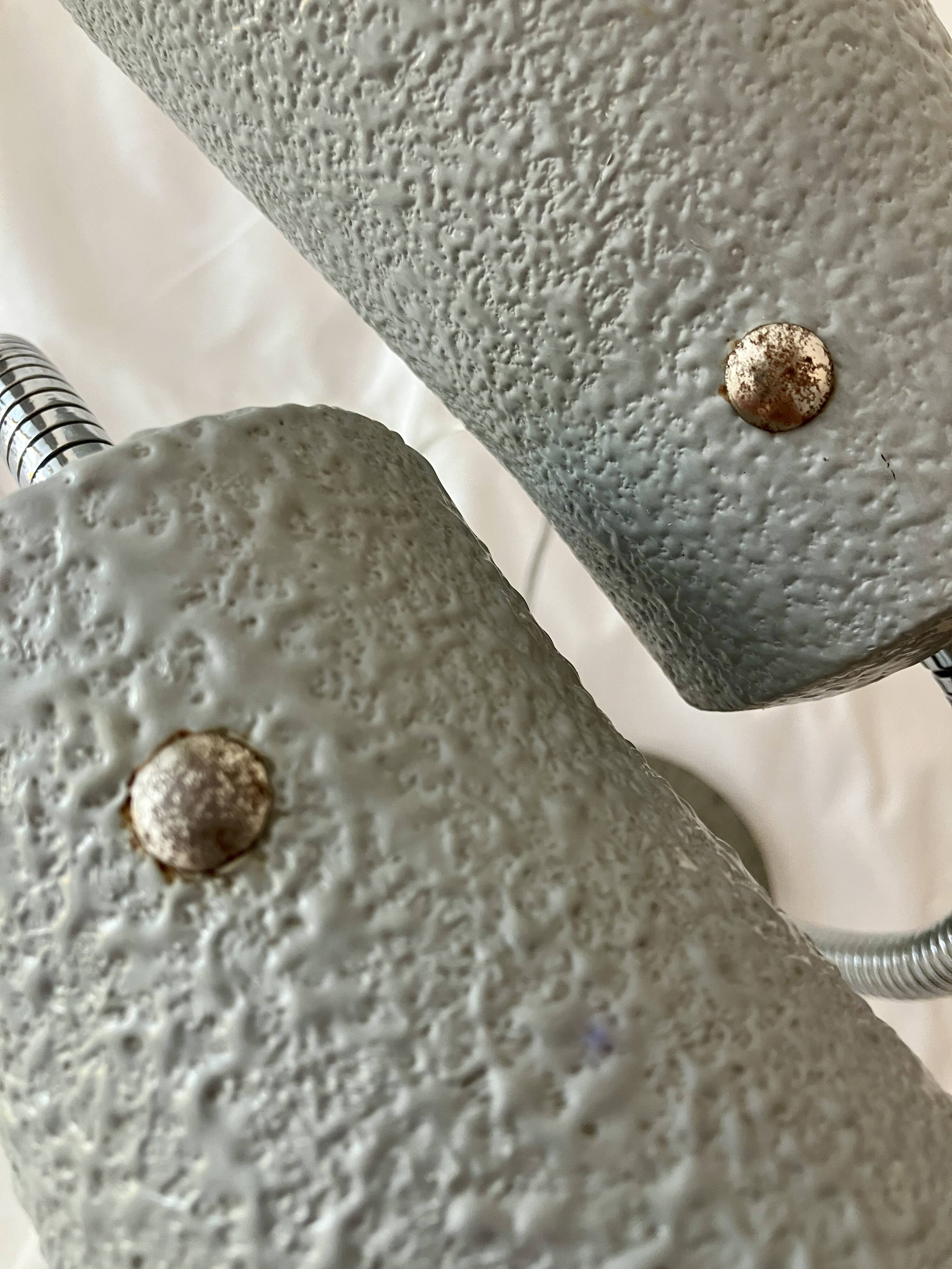 Pair of cogit workshop lamps