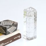 Czechoslovak bohemian crystal candle holder, 60s