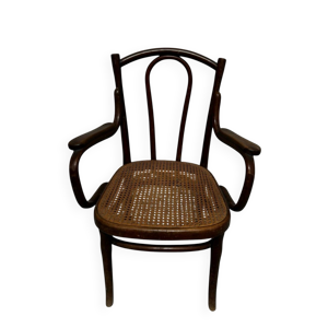 Fauteuil Thonet estampillé - accoudoirs