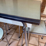 Table and chairs set in formica year 50