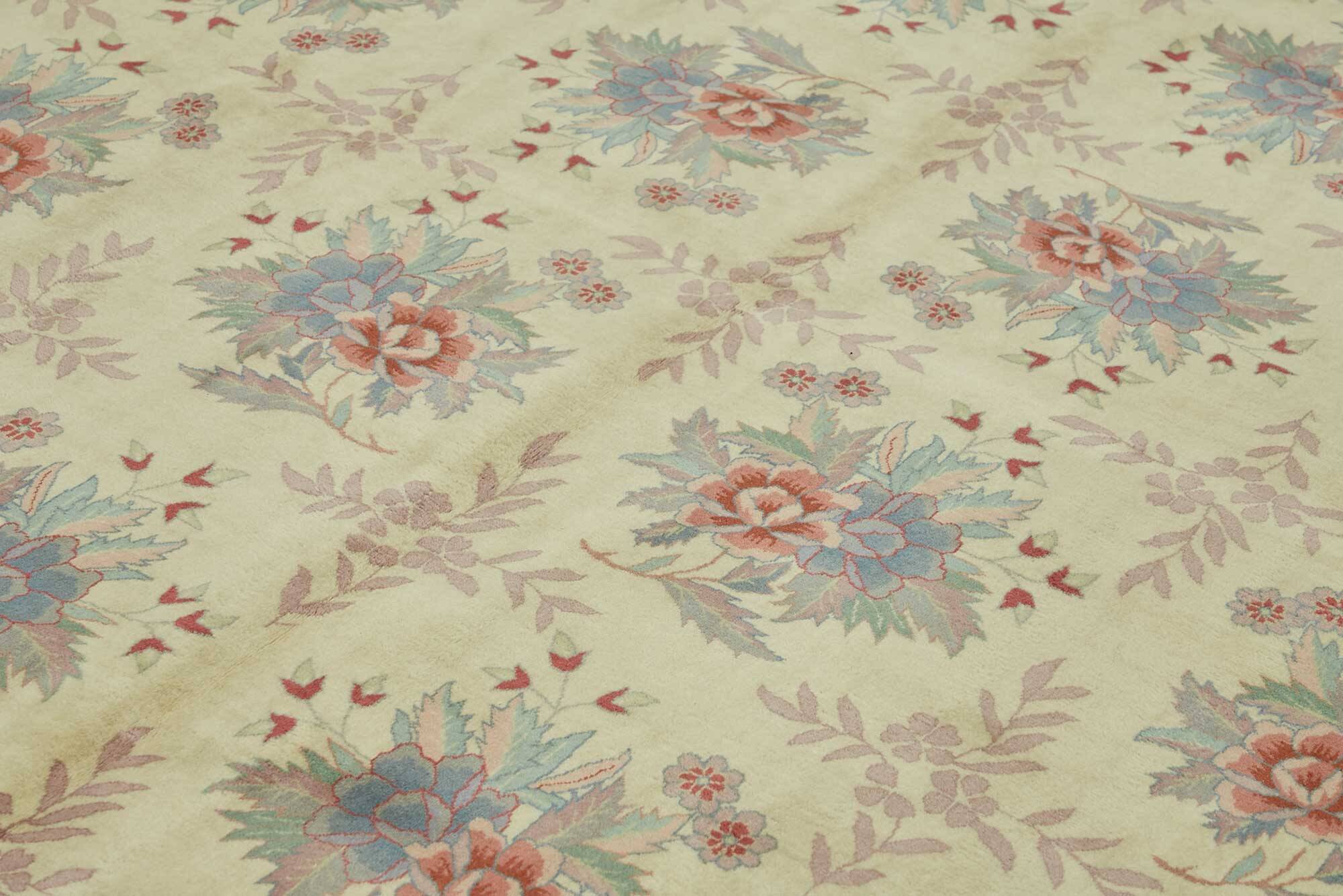 Turkish Handknotted Wool Oushak Rug 274 cm x 366 cm