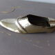 Brass ashtray in the shape of a shoe