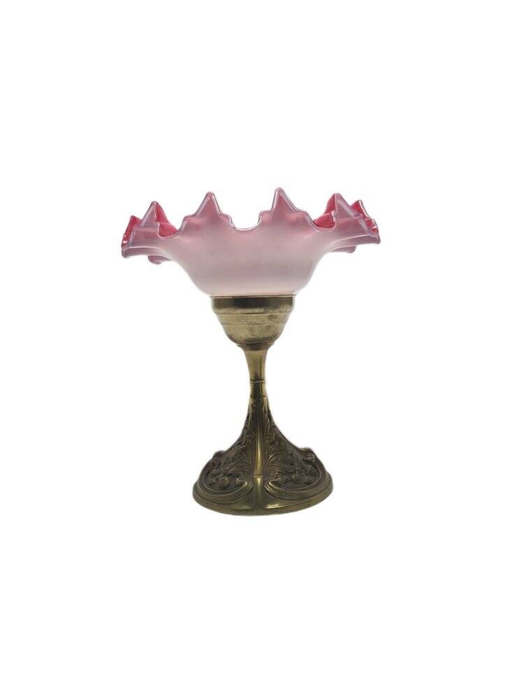 Art Nouveau crystal bowl on stand from WMF, 1890s