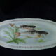 Fish dish in porcelain of France Digoin 53 cm