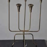 Pair of brass candlesticks