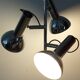 Chrome metal 3-spot chandelier from the 1970s.