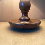 Small turned wooden lamp