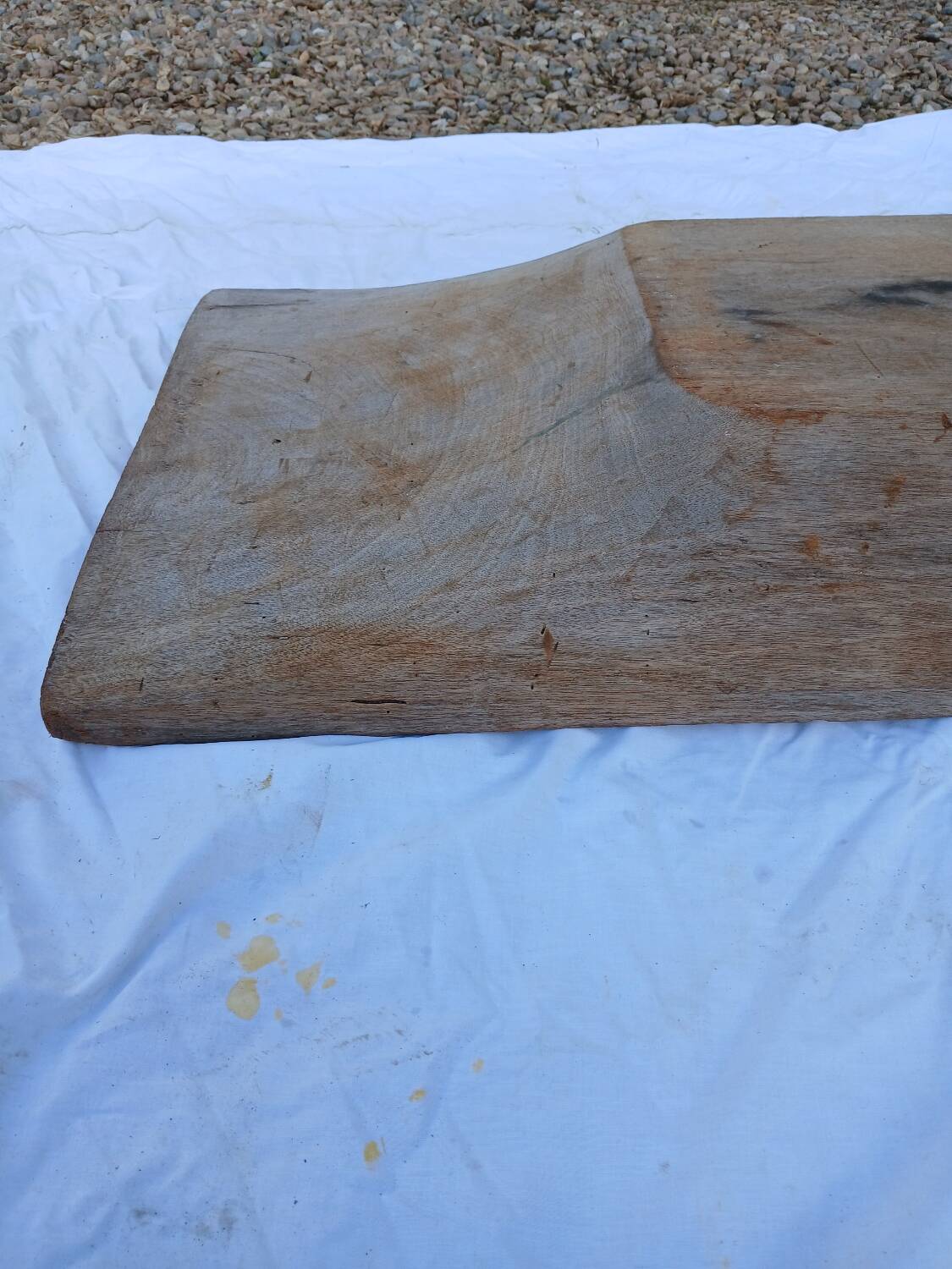 Old wooden trough / drinking trough