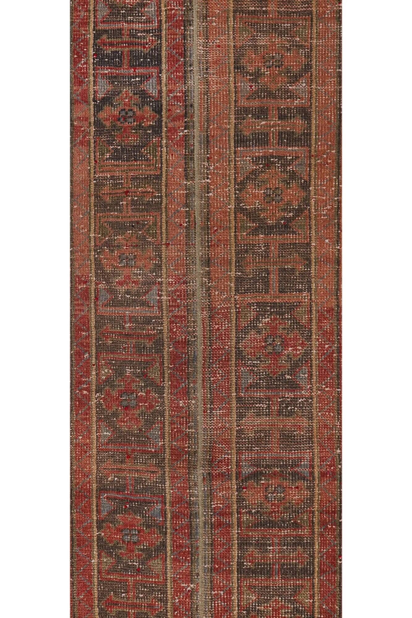 Vintage Turkish hallway rug 56x686 cm