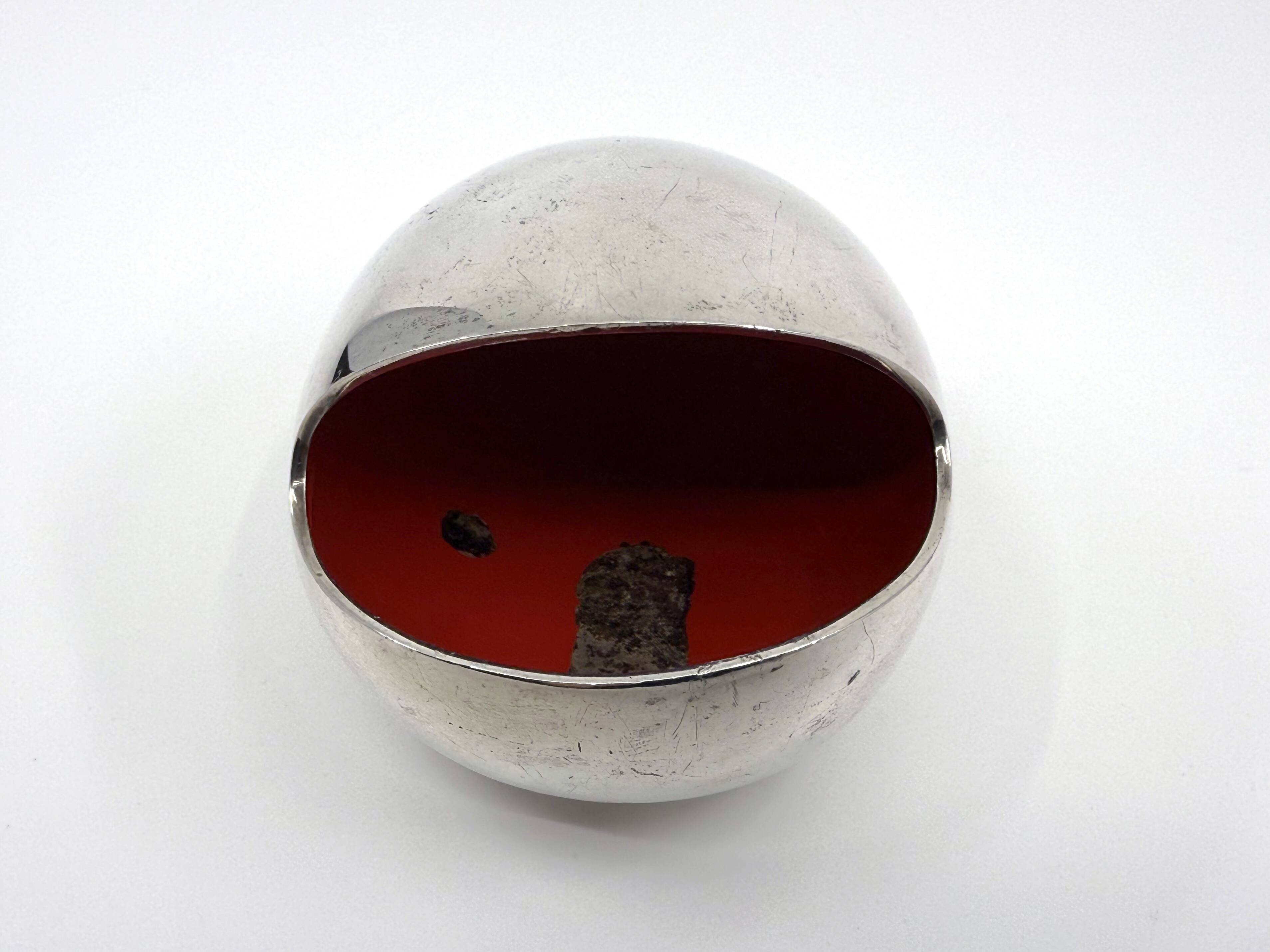 Cendrier moderniste "the smile" • Hans Bundle pour Carl Cohr • Danemark 50s