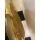 Elegant "Torciglione" Gold Murano Glass Wall Mirror in Barovier Style