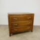Wooden chest of drawers, splayed legs from the 1950s, vintage