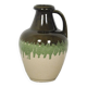 vase de sol vintage vert et beige Allemagne de l’Ouest Bay