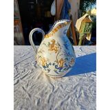 19th century Gien earthenware pitcher