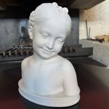 Bust after Pigalle in biscuit