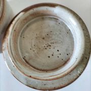 Beurrier à eau en grès artisanal