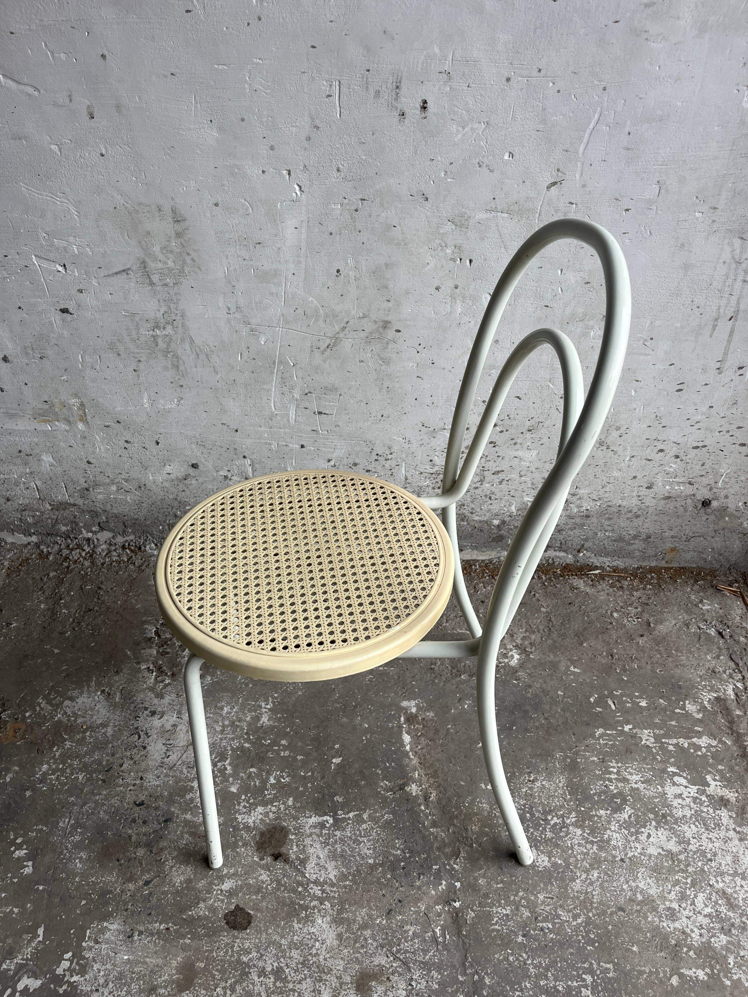 Vintage metal and plastic chairs, set of 4