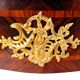 Marquetry and gilded bronze desk signed rinck in paris