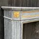 Louis XVI style half-moon fireplace in marble circa 1880
