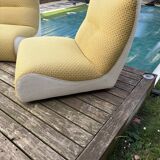 Pair of Roche Bobois armchairs, Calm Time.