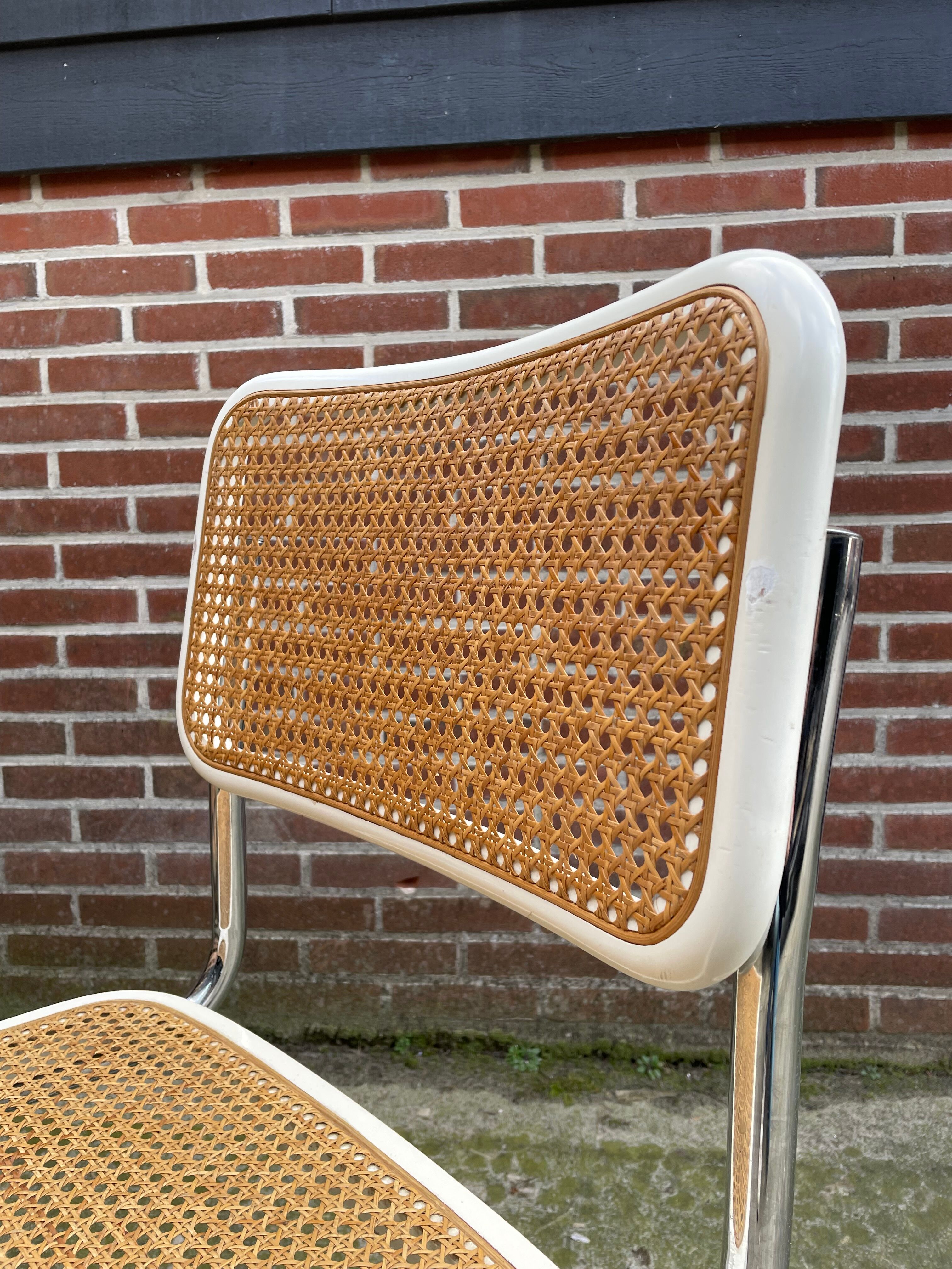 Cesca design chair b32 model in chrome
