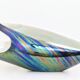 Vintage White and Iridescent Ceramic Bowl or Centerpiece N 6768 by Lusso