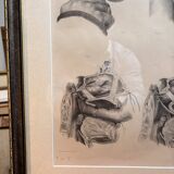 Old Engraving Nose Nasal Cavity NICOLAS HENRI Jacob Bourgery Medical Anatomy