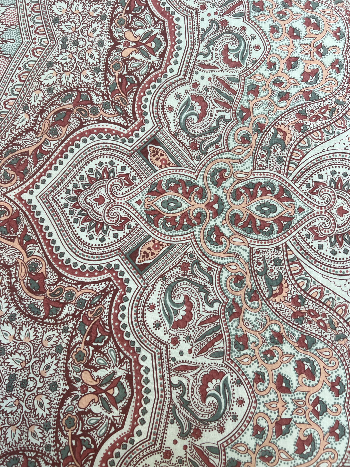 Vintage rectangular XL tablecloth