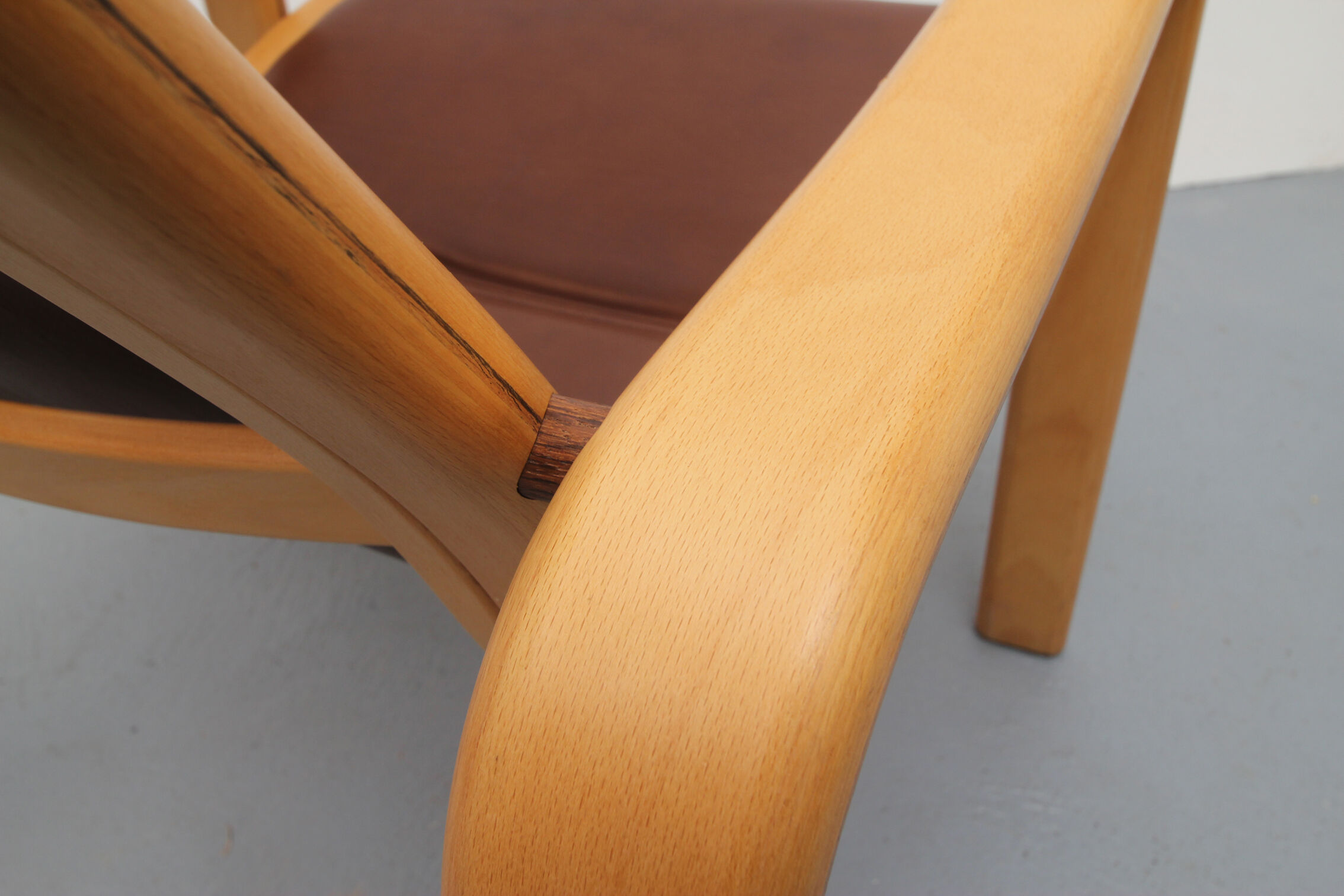 1980s relax-chair with footstool, Yngve Ekström for Swedense