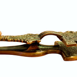 Pince à courrier en bronze patiné fibule mérovingienne n° 221 signée max le verrier en parfait état