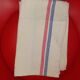 5 mismatched old tea towels linen, yarn, cotton