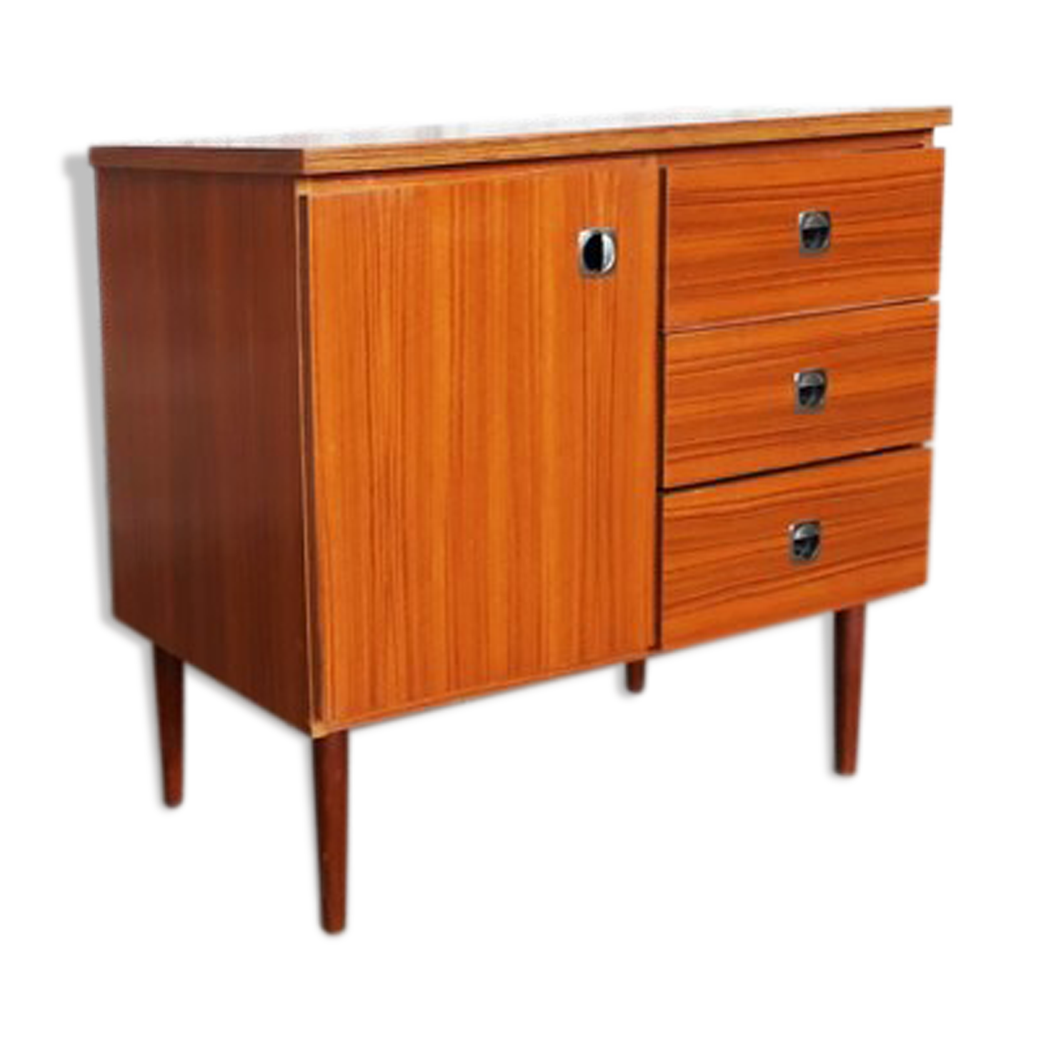 Vintage buffet 1 door 3 drawers