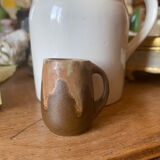 Mini stoneware milk jug