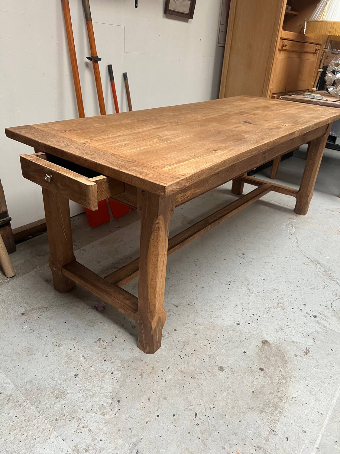 Ancienne table de ferme en chêne
