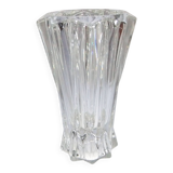 Vase ancien art déco cristal décoration fleur pot