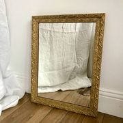 set of 4 mirrors in wood and gilded stucco early 20th century