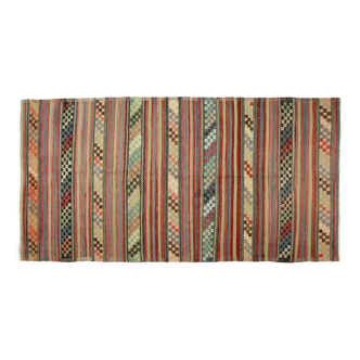 Tapis kilim artisanal d’Anatolie 293 cm x 148 cm